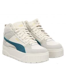  Puma, Karmen Ii Idol Mid Wtr, Kunstleder-Schnürstiefel in beige für Damen