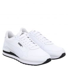  Puma, Strunnerv4l, Kunstleder-Sneaker in weiß für Herren