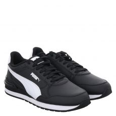  Puma, Strunnerv4l, Kunstleder-Sneaker in schwarz für Herren