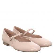  Paul Green, 0075-1111-015, Lackleder-Ballerina in rosa für Damen