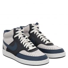  Nike, Court Vision Mid Next Nature, Kunstleder-Schnürstiefel in grau für Herren