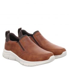  Bugatti Kunstleder-Slipper in braun für Herren