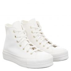  Converse, Ctas Lift, Kunstleder-Sneaker in offwhite für Damen