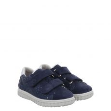  Ricosta, Julia, Veloursleder-Halbschuh in blau für Kinder