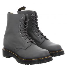  Dr.Martens, 1460 Pascal, Glattleder-Schnürstiefel in grau für Damen