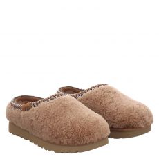  Ugg, Tasman Maxi Curly, Lammfell-Pantolette in braun für Damen