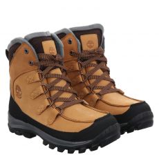  Timberland, Chillberg Mid, Nubukleder-Winterboots in beige für Herren