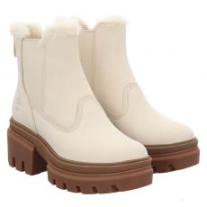  Timberland, Everleigh Mid, Nubukleder-Chelsea in cremeweiß für Damen