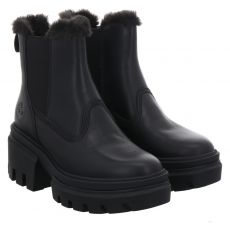  Timberland, Everleigh Mid, Glattleder-Chelsea in schwarz für Damen