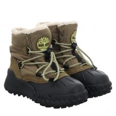  Timberland, Moriah Range, Textil-Winterboots in dunkelgrün für Damen