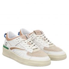  D.a.t.e, Torneo, Glattleder-Sneaker in weiß für Herren