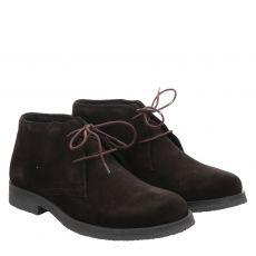  Geox, U Claudioa, Veloursleder-Schnürstiefel in braun für Herren