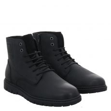  Geox, Ughiacciaiod, Glattleder-Winterboots in schwarz für Herren