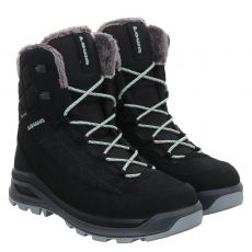  Lowa, Ottawa Gtx Ws, Veloursleder-Winterboots in schwarz für Damen