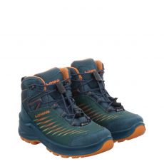  Lowa, Zirrox Ii Gtx Mid Jr, High-Tech-Wanderschuh in blau für Kinder