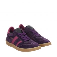  Schuhengel, Blau, Veloursleder-Sneaker in lila für Kinder