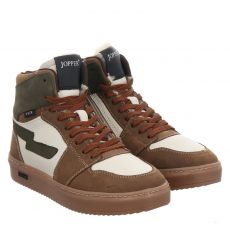  Jopper Glattleder-Winterstiefel in braun für Kinder