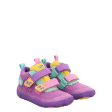  Affenzahn, Knit Happy Kreativ Tukan, Textil-Halbschuh in lila für Kinder