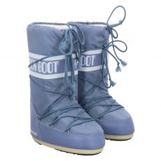  Moon Boot, Icon Nylon, High-Tech-Winterboots in blau für Damen