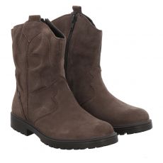 Schuhengel Veloursleder-Winterstiefel in braun für Kinder