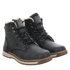  Mustang, Schnuer-boot, Kunstleder-Winterboots in grau für Herren