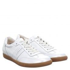  Paul Green, 0076-5350-056, Glattleder-Sneaker in silber für Damen