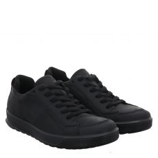  Ecco, Mens, Nubukleder-Halbschuh in schwarz für Herren