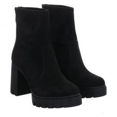  Calvin Klein, Heel Platform Zip Boot Ss, Stiefeletten & Boots in schwarz für Damen