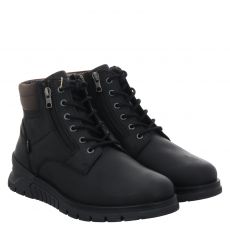  Pius Gabor Natur Materialien-Winterboots in schwarz für Herren