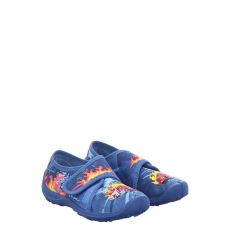  Fischer, Boogy, Textil-Hausschuh in blau für Kinder