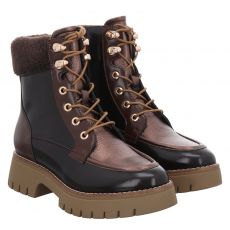  Regarde Le Ciel Glattleder-Schnürstiefel in braun für Damen