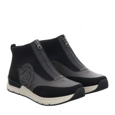  Rieker, Hwk Damen Stiefel, Kunstleder-Chelsea in grau für