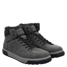 Rieker, Hwkherrenstiefel, Kunstleder-Winterboots in grau für Herren