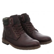  Rieker, Hwkherrenstiefel, Glattleder-Winterboots in braun für Herren