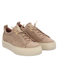  Paul Green, 0076-5017-166, Nubukleder-Slip-On in braun für Damen
