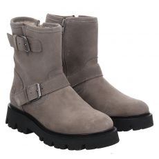  Schuhengel, Missouri, Veloursleder-Chelsea in grau für Damen