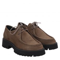  Schuhengel, Pennywise, Veloursleder-Halbschuh in braun für Damen