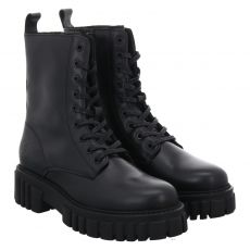  Schuhengel, Mattie, Glattleder-Schnürstiefel in schwarz für Damen
