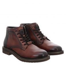  Bugatti Glattleder-Schnürstiefel in braun für Herren