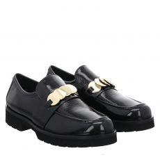  Högl klassischer Lackleder-Slipper in schwarz für Damen