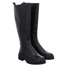  Marco Tozzi, Women Boots, hoher Kunstleder-Stiefel in schwarz für Damen