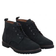  Tamaris, Da.-stiefel, Veloursleder-Schnürstiefel in blau für Damen