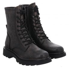  Tamaris, Women Boots, Textil-Schnürstiefel in metallic für Damen