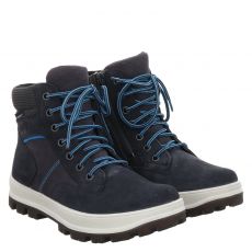  Superfit, Tedd, Veloursleder-Winterstiefel in grau für Kinder