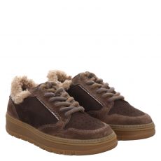  Paul Green, 0076-5369-016/pauls, Veloursleder-Sneaker in braun für Damen