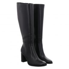  Paul Green, 0076-8145-006/stiefel, hoher Glattleder-Stiefel in schwarz für Damen