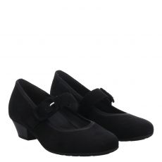 Gabor Veloursleder-Pumps in schwarz für Damen