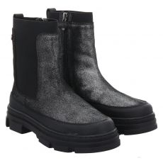  Copenhagen Kids, Gillian (wr), Textil-Winterstiefel in silber für Kinder