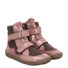  Froddo, Rot, Glattleder-Winterstiefel in rosé für Kinder