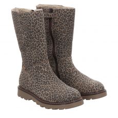  Schuhengel Veloursleder-Winterstiefel in braun für Kinder